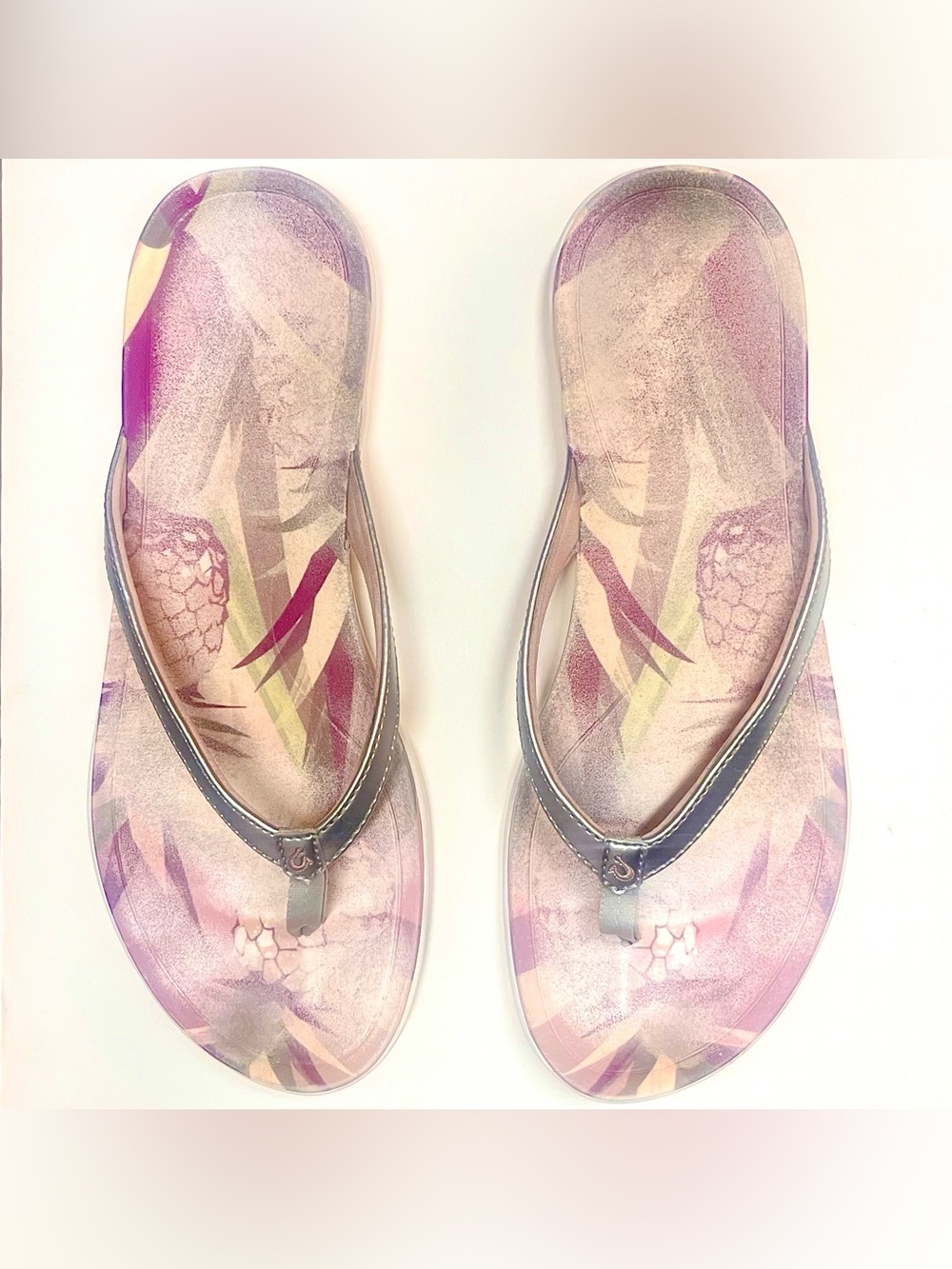 Olukai Ho'opio Hau Women's Thong Sandals Flip Flops Slip On Beach Shoes Sz 11 41